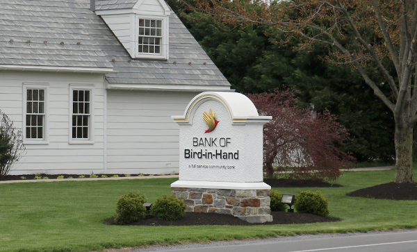 BIH Bank Sign along the road